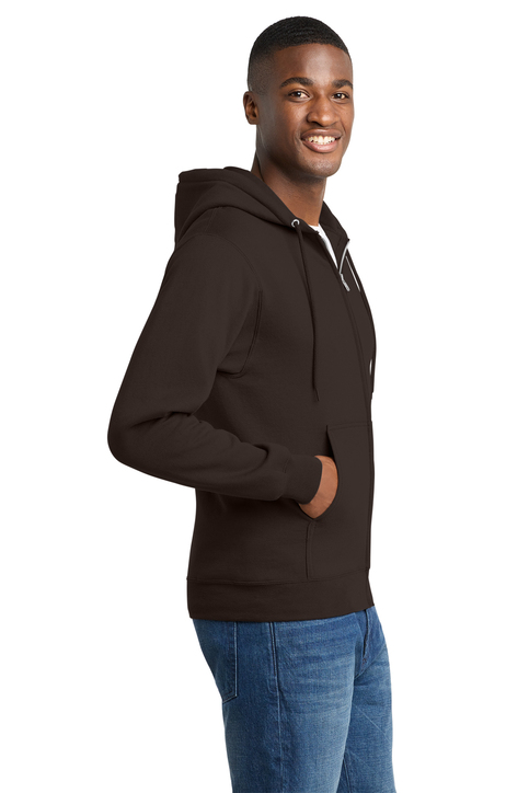 Port & Co Core Fleece Full-Zip Hooded Sweatshirt | Product | SanMar