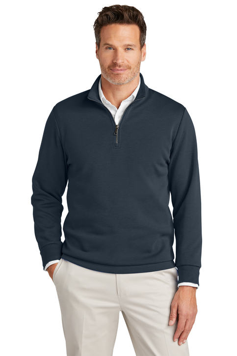 Brooks Brothers Double-Knit 1/4-Zip | Product | SanMar