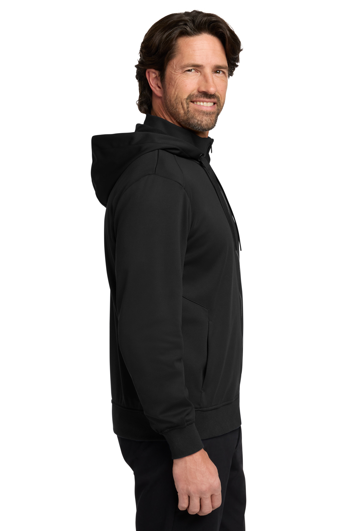 Port Authority Smooth Fleece Hooded Jacket | Product | Port Authority