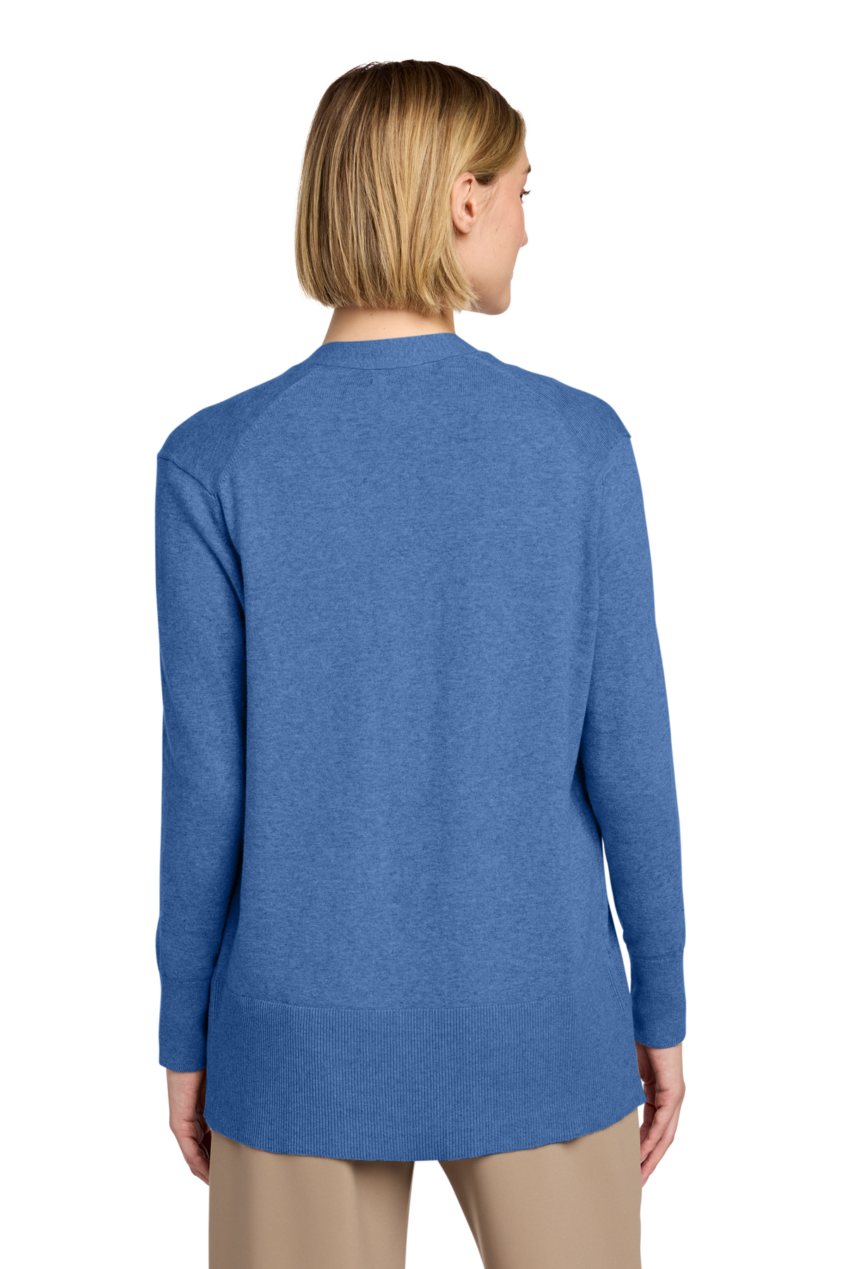 Brooks Brothers Women's Cotton Stretch Long Cardigan Sweater