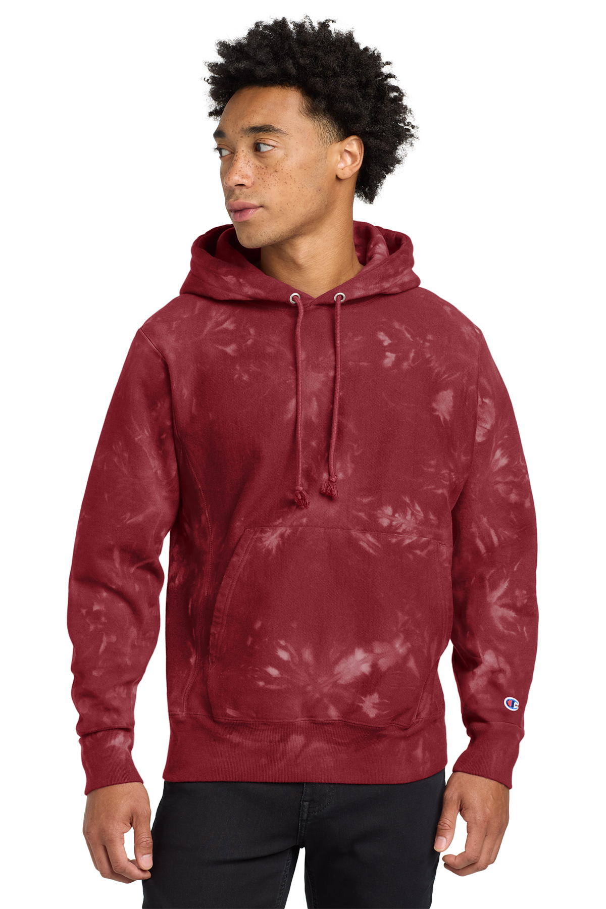 Champion reverse weave pigment dyed hoodie sweatshirt on sale