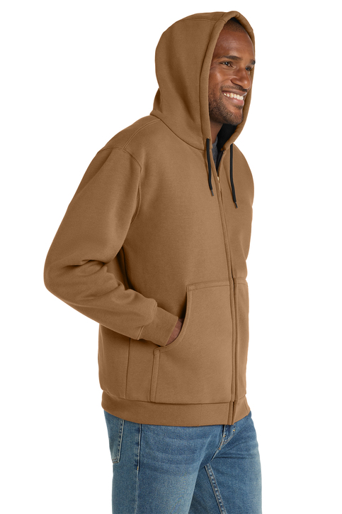 CornerStone Heavyweight Full-Zip Hooded Sweatshirt with Thermal
