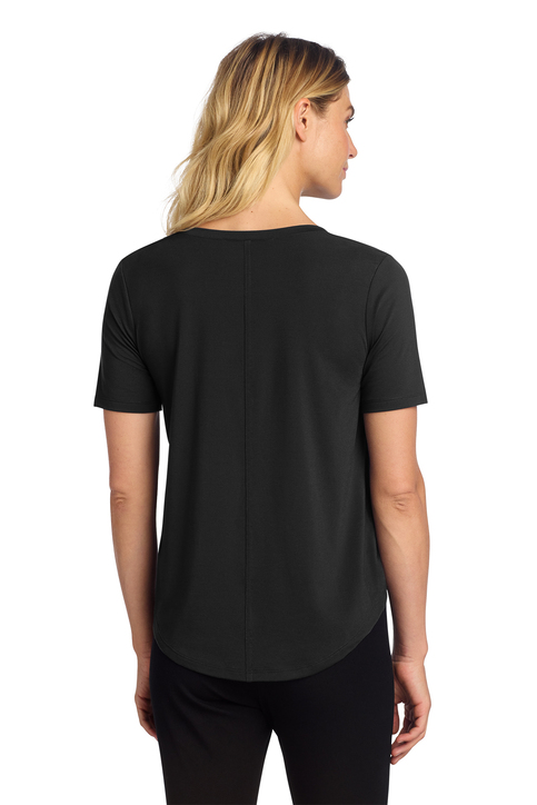 トップス MURRAL Stem jersey top (Black) Mercer+Mettle Women's Stretch Jersey Relaxed Scoop | Product | SanMar