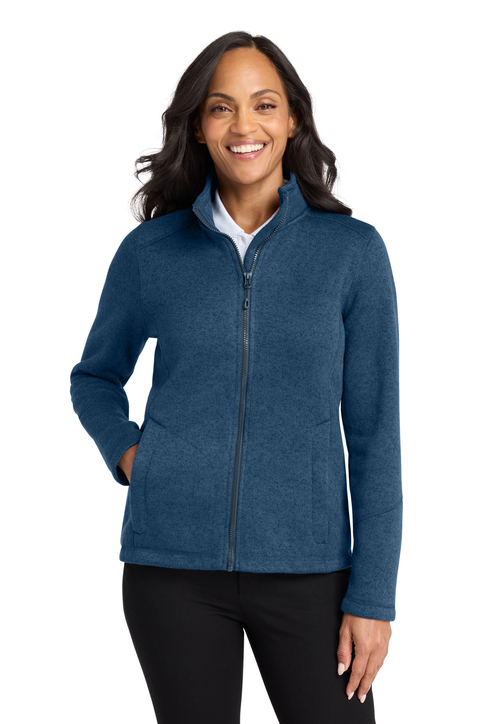Port Authority Women's Arc Sweater Fleece Long Jacket | Product