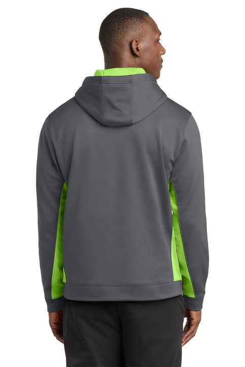 Sport-Tek Sport-Wick Fleece Colorblock Hooded Pullover | Product