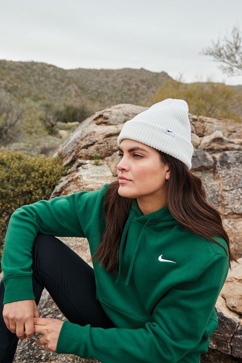 nike knit hat with brim