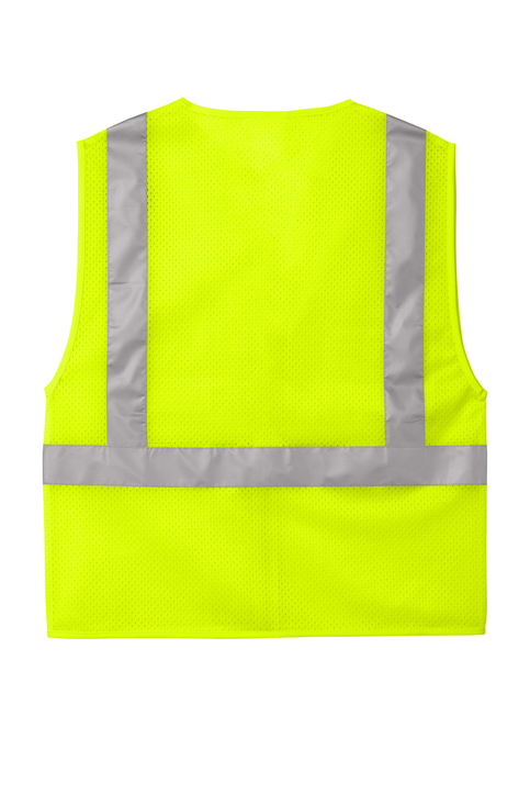 CornerStone ANSI 107 Class 2 Mesh Zippered Vest | Product | SanMar