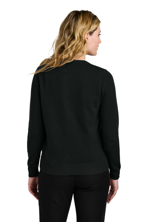 Port Authority Women's Easy Care Crewneck Cardigan Sweater