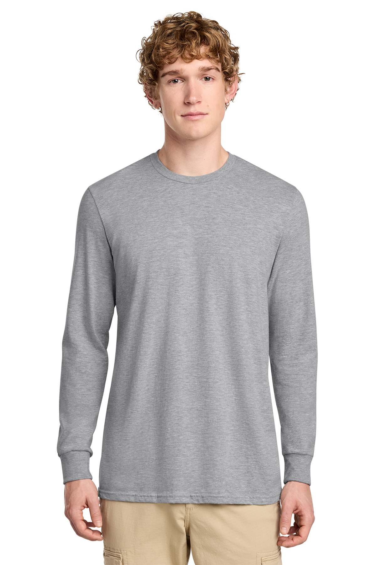 District Perfect Blend CVC Long Sleeve Tee | Product | SanMar