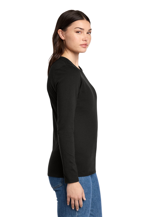 District Women's Perfect Blend CVC Long Sleeve Tee | Product | SanMar