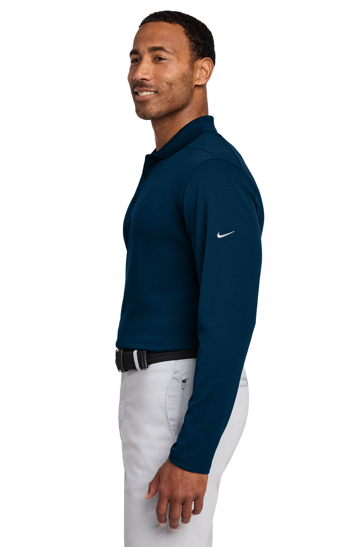 Nike Dri-FIT Micro Pique 2.0 Long Sleeve Polo | Product | SanMar