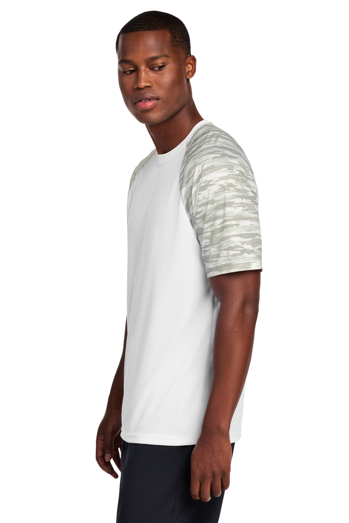 Sport-Tek Drift Camo Colorblock Tee | Product | Sport-Tek