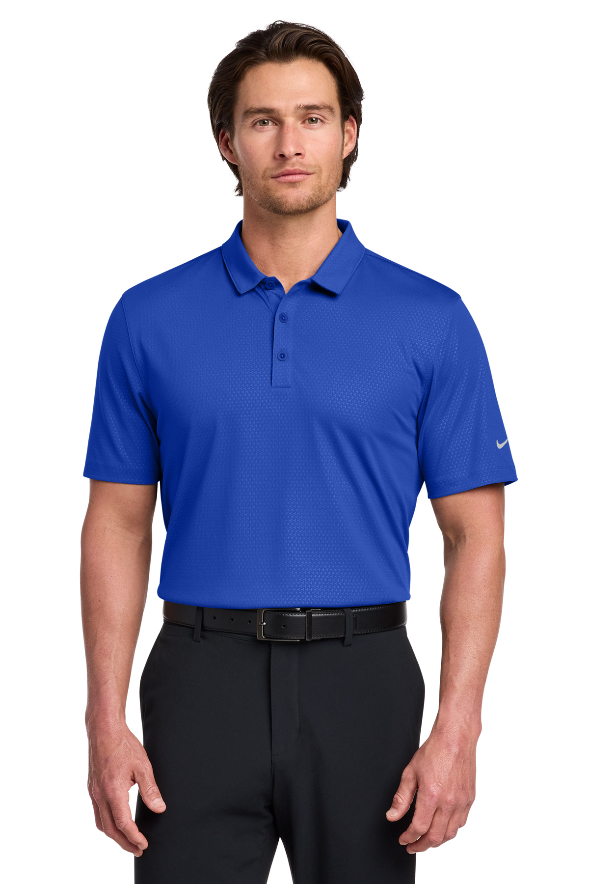 Nike Dri-FIT Embossed Tri-Blade Polo | Product | SanMar