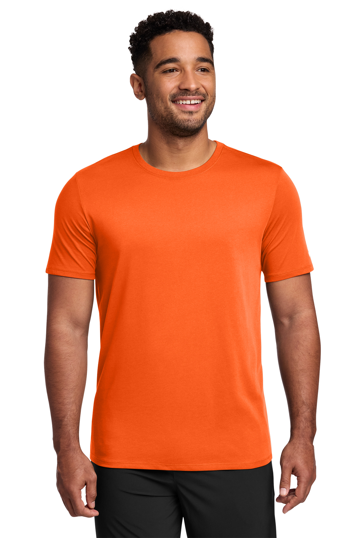 Nike DRI-FIT オレンジ Tシャツ Nike Dri-FIT Cotton/Poly Tee | Product | SanMar
