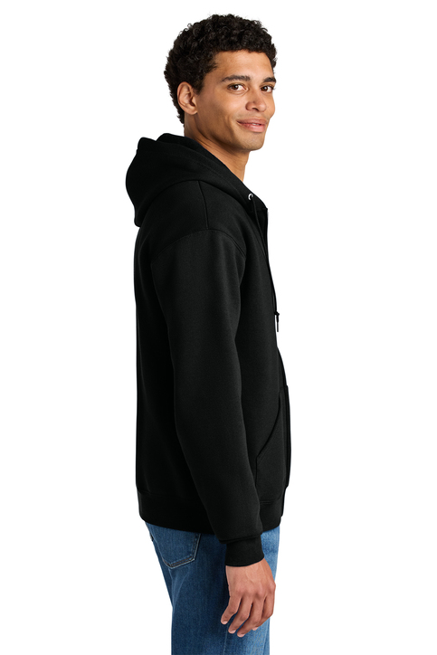 Jerzees Rugged Unisex Full-Zip Hooded Sweatshirt | Product | SanMar