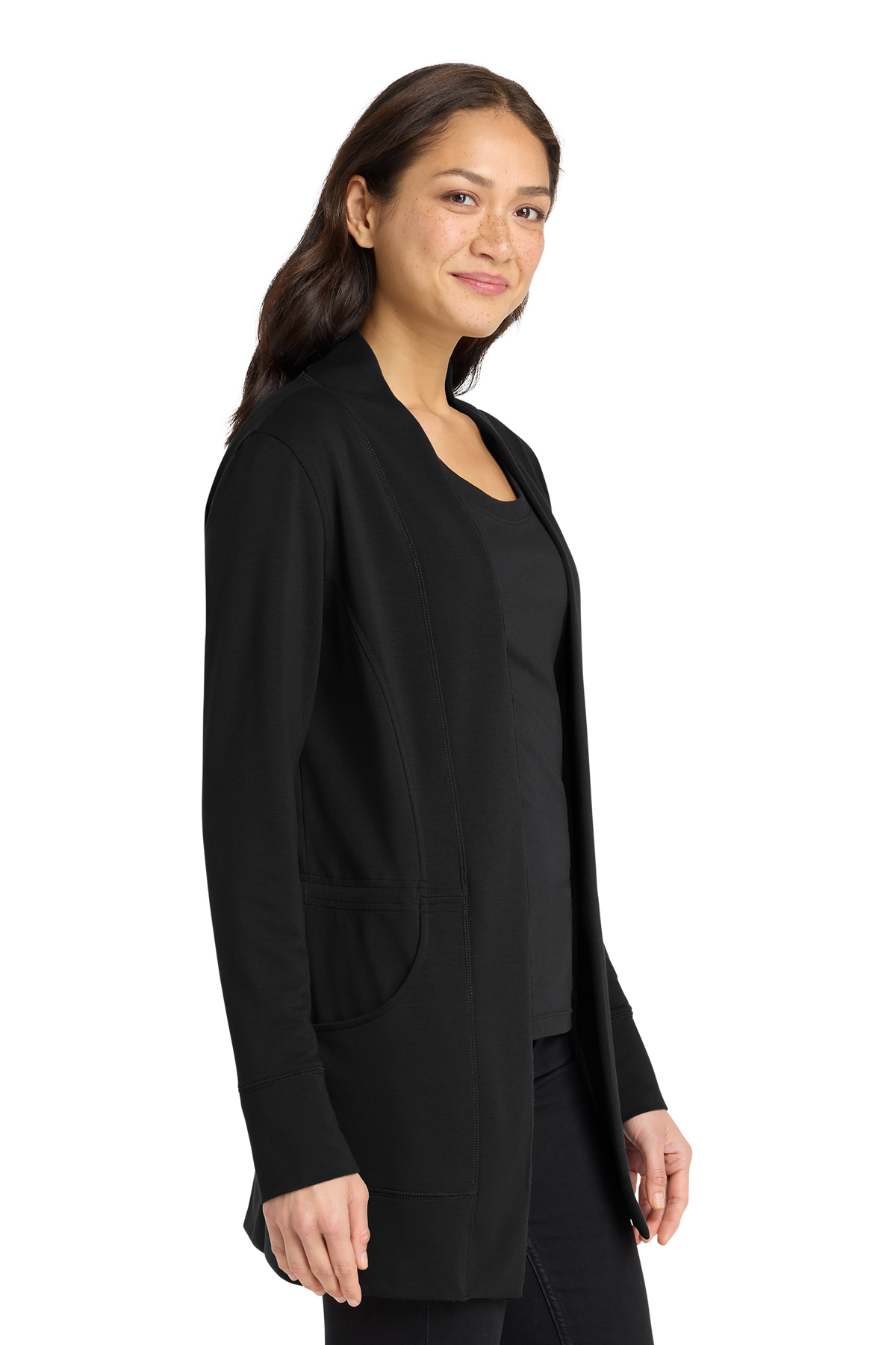 Port Authority Women's Microterry Cardigan | Product | Port Authority