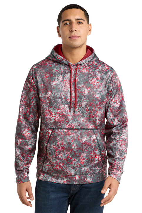 Sport-Tek Sport-Wick Mineral Freeze Fleece Colorblock Hooded