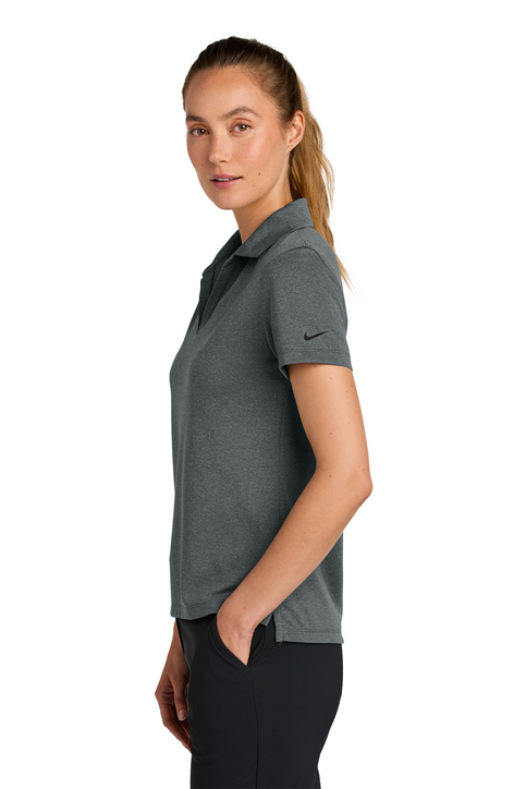 Nike Women's Dri-FIT Smooth Heather Polo | Product | SanMar