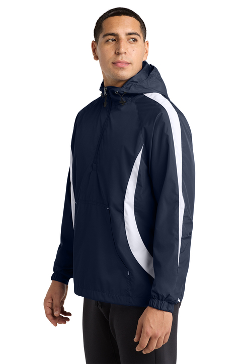 Sport-Tek Colorblock Raglan Anorak | Product | SanMar