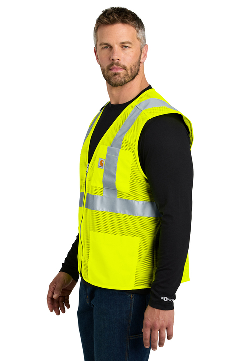 Carhartt ANSI Class 2 Mesh Zip-Front Vest | Product | SanMar