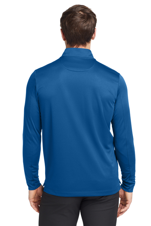 nike pro hyperwarm back wrap long sleeve half zip shirt