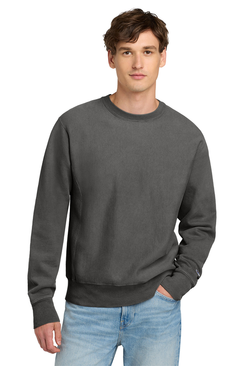 Champion Reverse Weave Garment-Dyed Crewneck Sweatshirt | Product