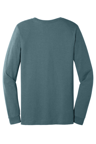 BELLA+CANVAS Unisex Heather CVC Long Sleeve Tee | Product | SanMar