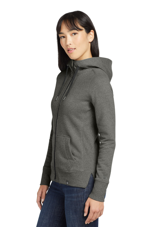 New Era Women's French Terry Full-Zip Hoodie | Product | SanMar