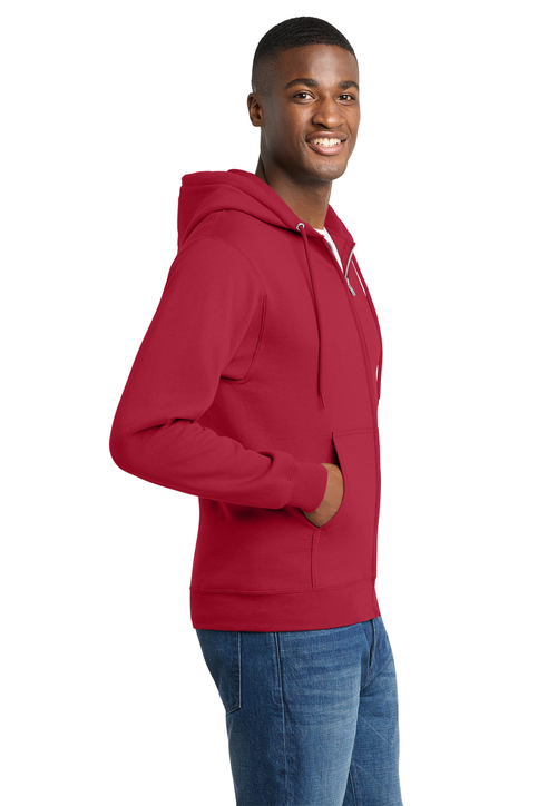 Port & Co Core Fleece Full-Zip Hooded Sweatshirt | Product | SanMar