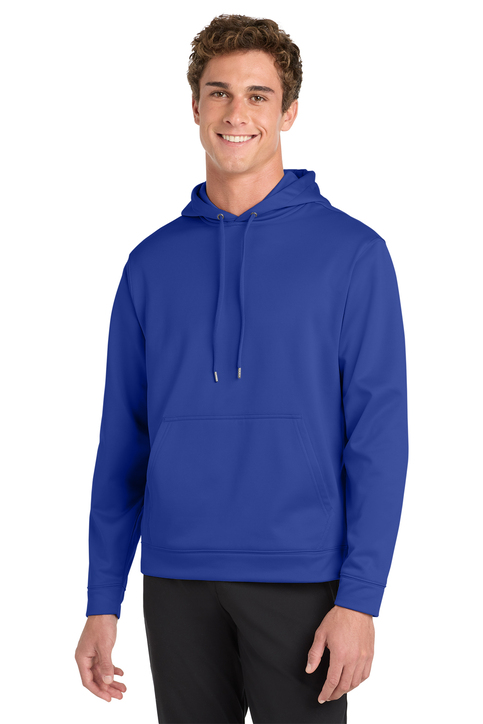 Sport-Tek Youth Sport-Wick Fleece Short Sleeve Hooded Pullover