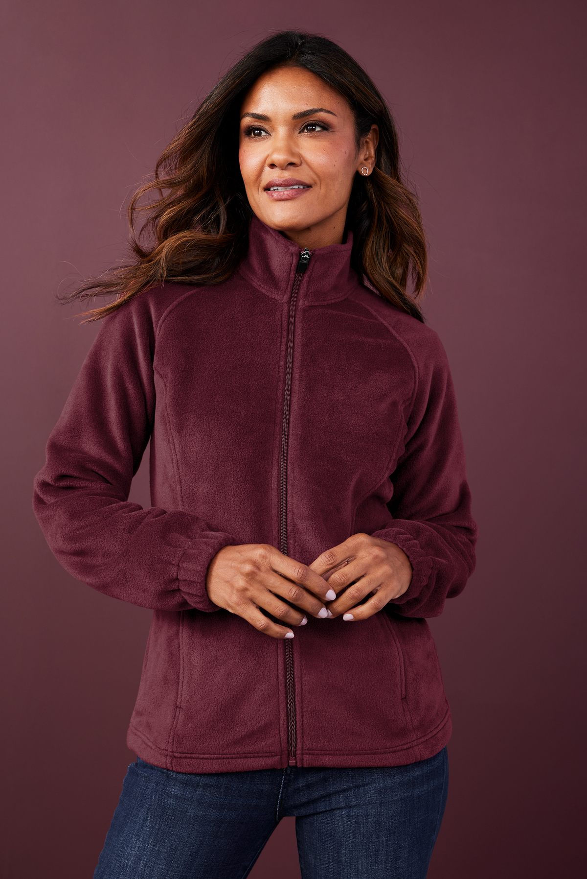 Port Authority Women's Plush Fleece Full-Zip Jacket | Product