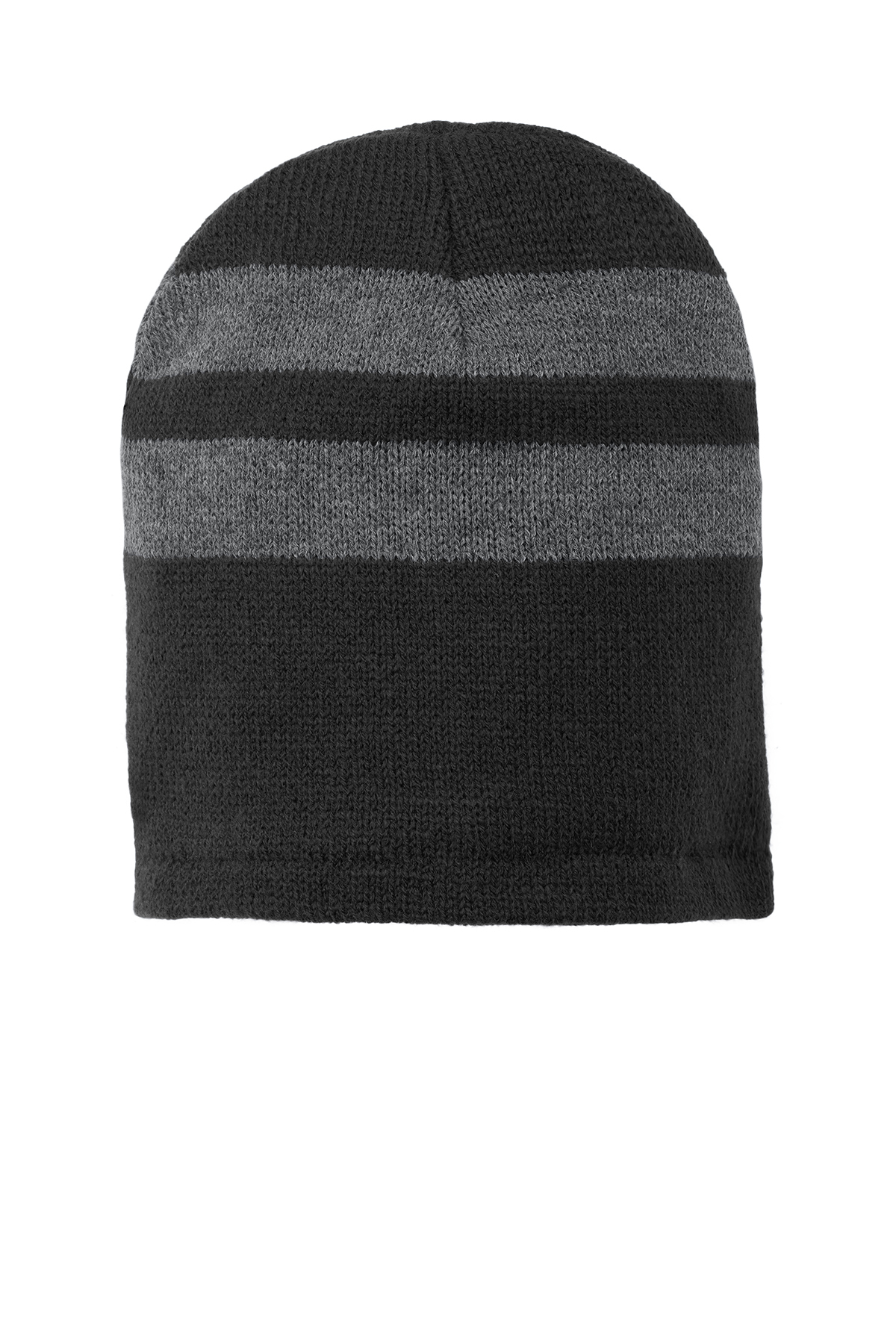 Port & Company Fleece-Lined Striped Beanie Cap | Product | SanMar