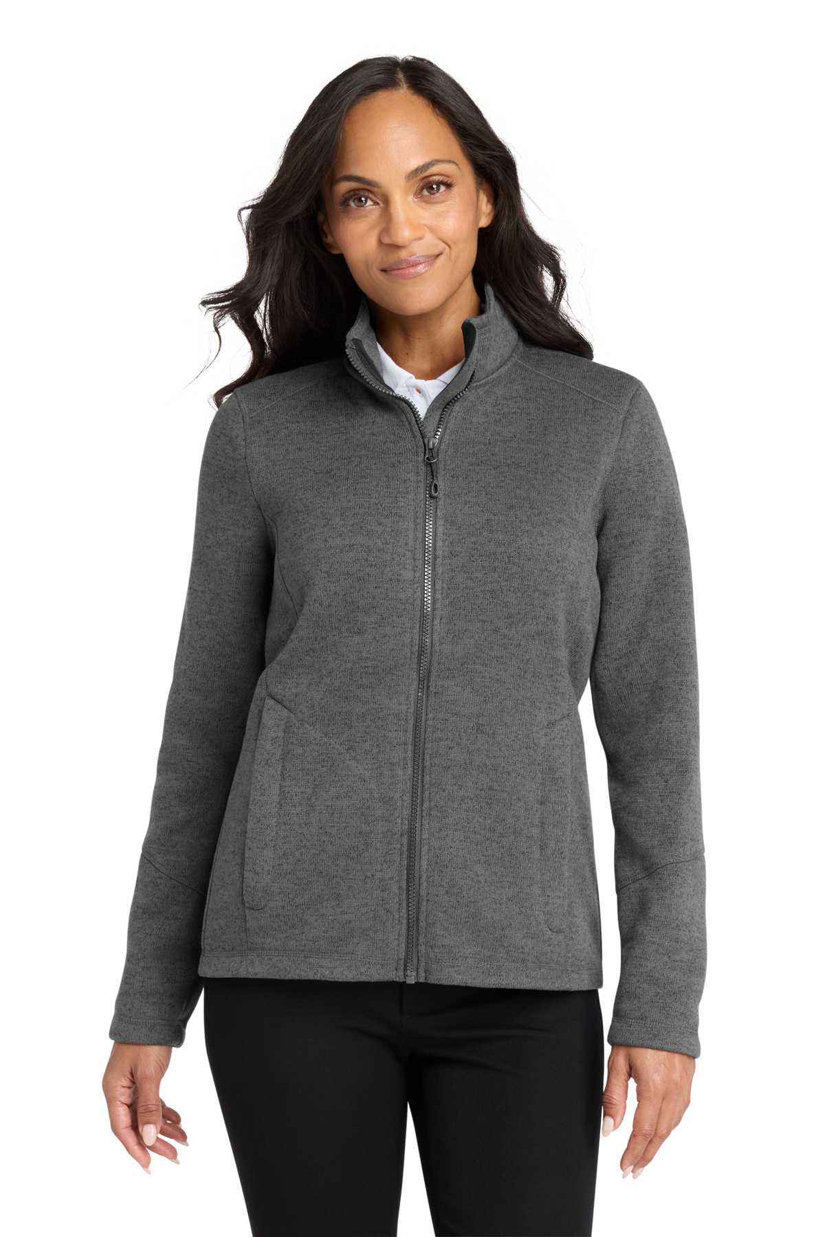 Port Authority Women's Arc Sweater Fleece Jacket | Product | Port