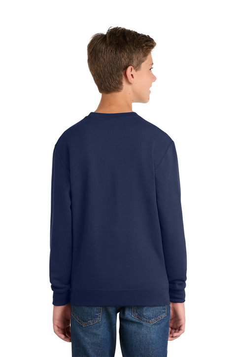 Port & Co Youth Core Fleece Crewneck Sweatshirt | Product | SanMar