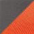 Charcoal/ Neon Orange