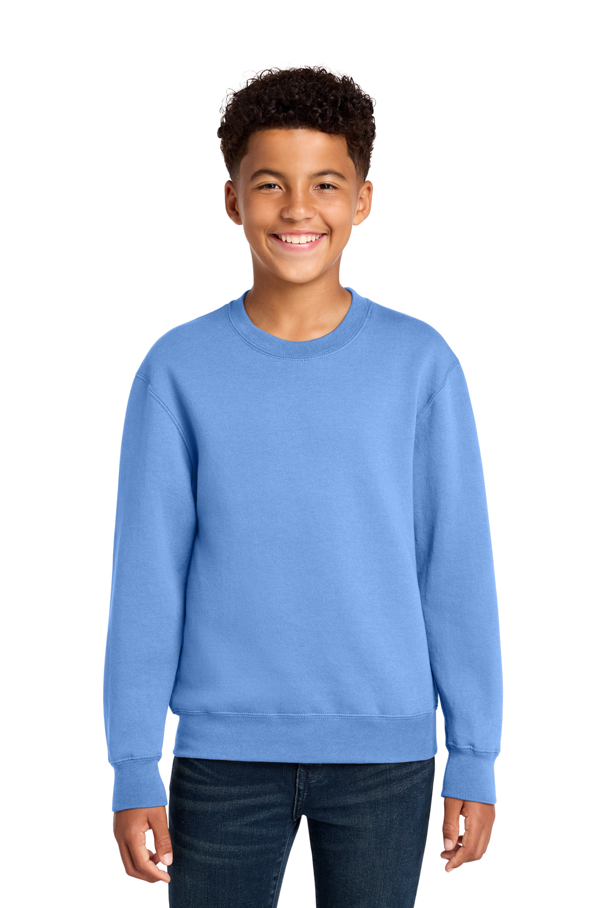 Port & Co Youth Core Fleece Crewneck Sweatshirt | Product | SanMar