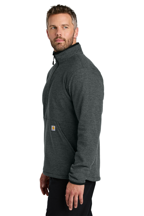 Carhartt Textured 1/2-Zip Fleece Jacket | Product | SanMar