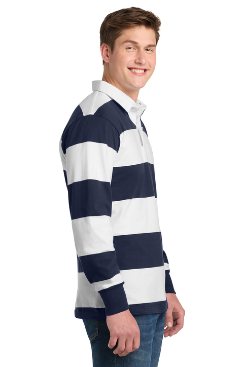 Sport-Tek Classic Long Sleeve Rugby Polo | Product | SanMar