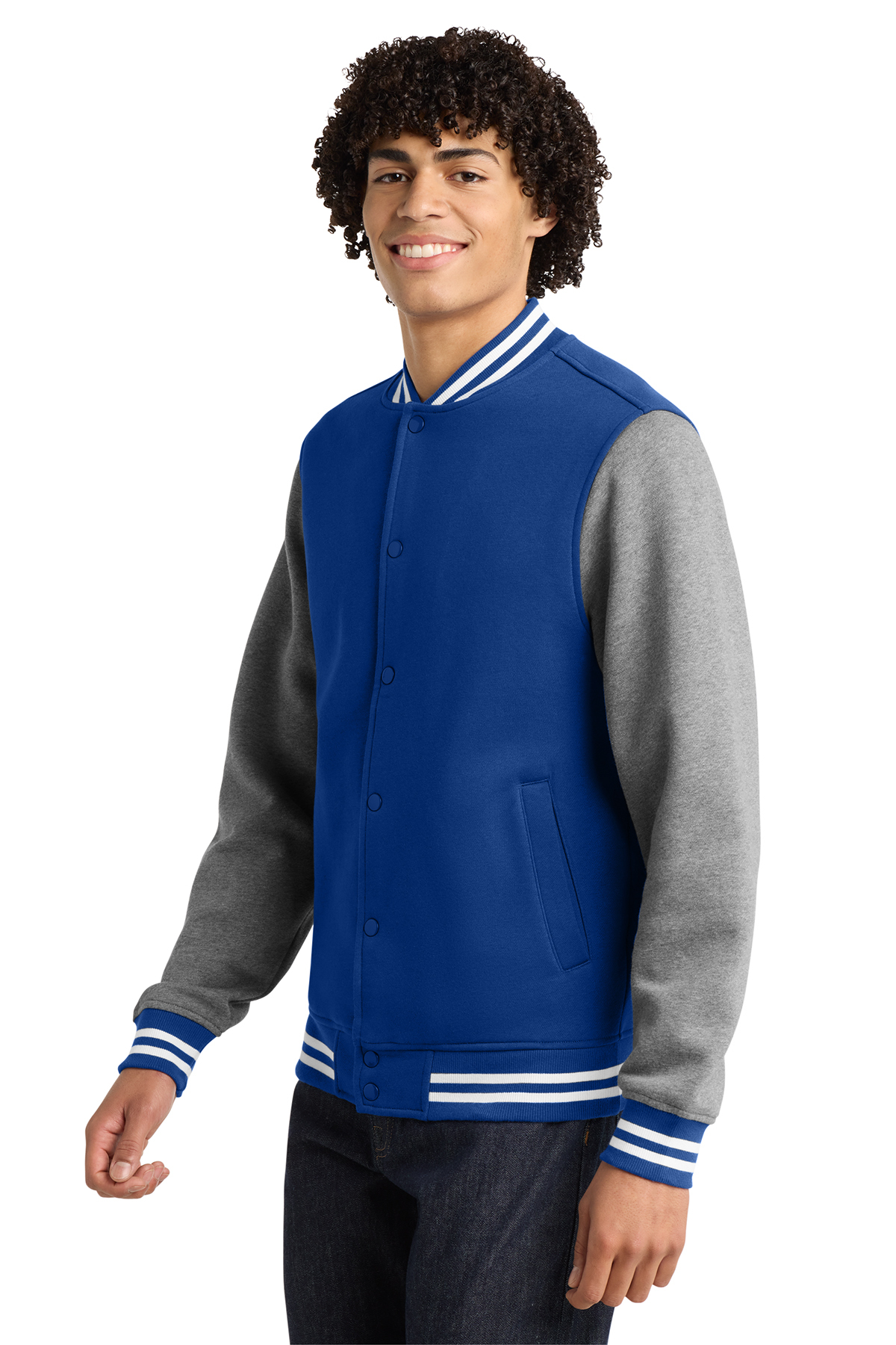 Sport-Tek Fleece Letterman Jacket | Product | Sport-Tek