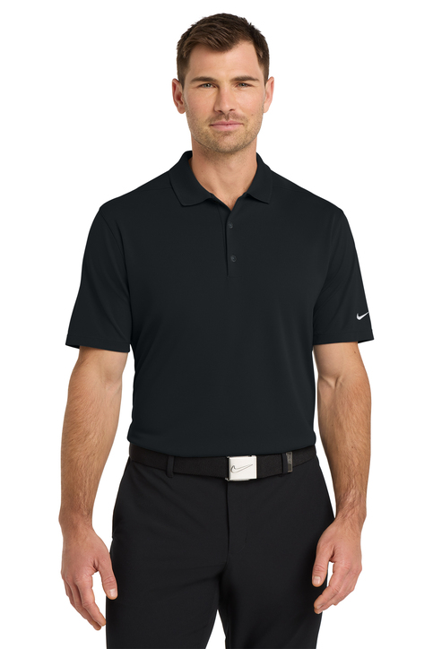 black nike golf shirt