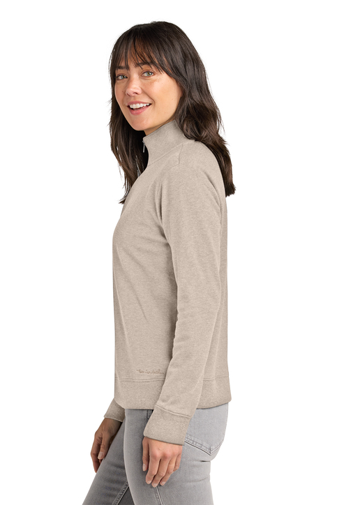 TravisMathew Women's Ocean Villa 1/4-Zip | Product | SanMar