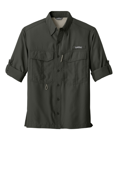 Chemise Eddie Bauer Homme 2XL Manches Courtes - Marron - Randonnée Pêche