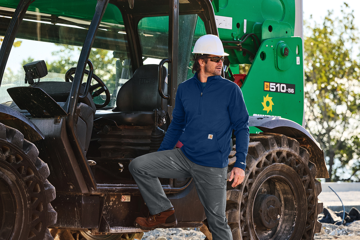 Carhartt Force 1/2-Zip Grid Fleece | Product | SanMar