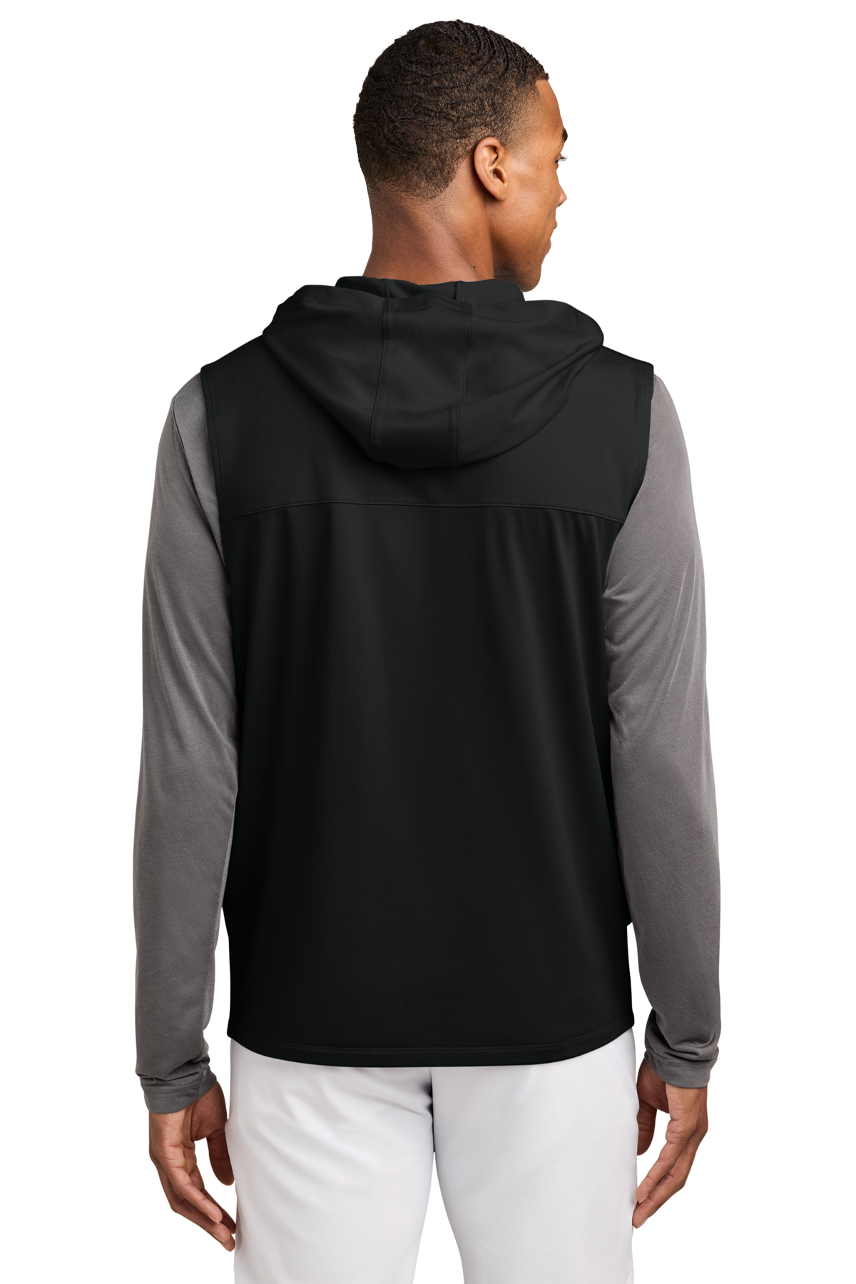 Sport-Tek Sport-Wick Stretch Sleeveless Hooded 1/4-Zip | Product