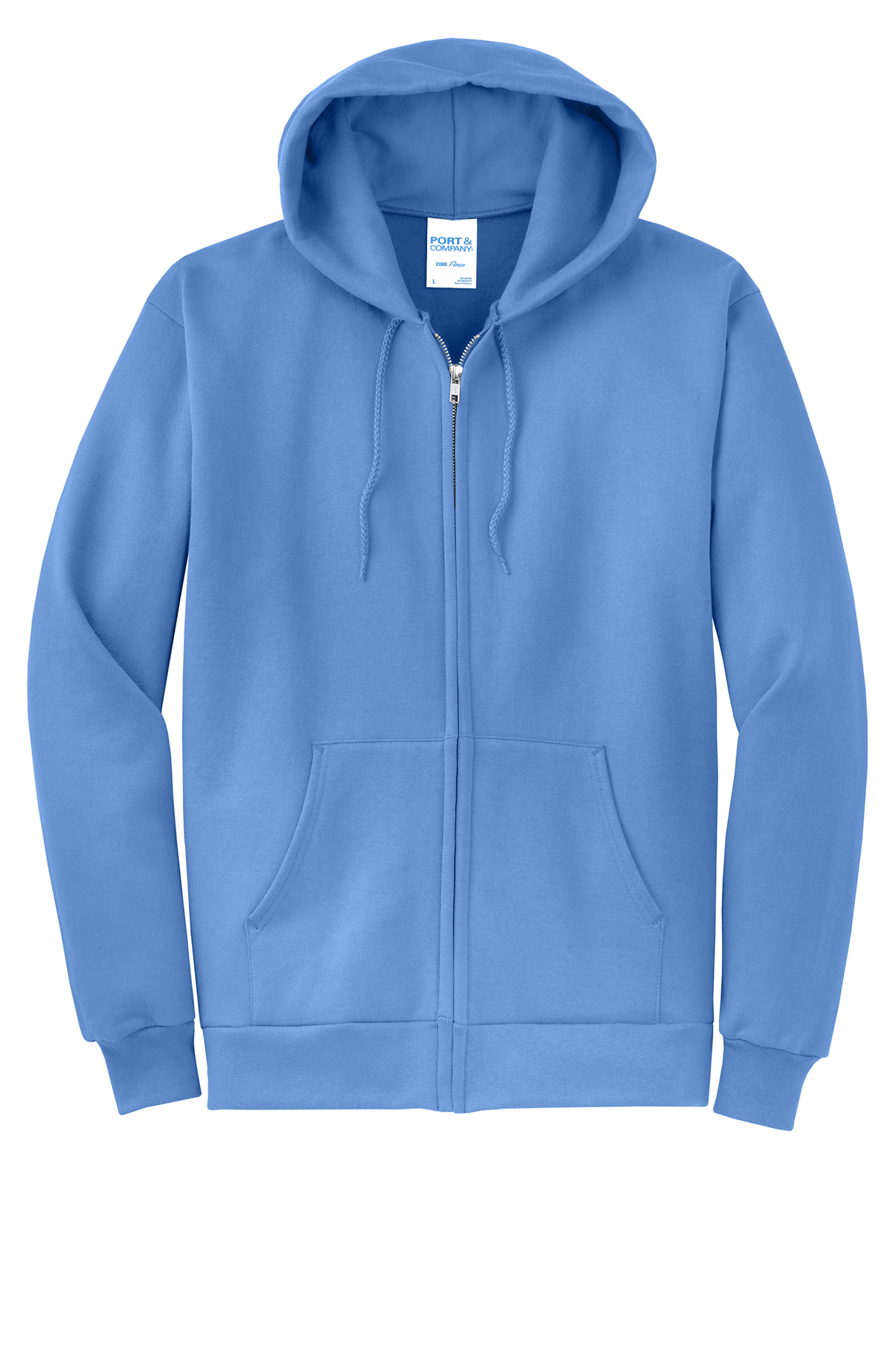 Port & Co Core Fleece Full-Zip Hooded Sweatshirt | Product | Port
