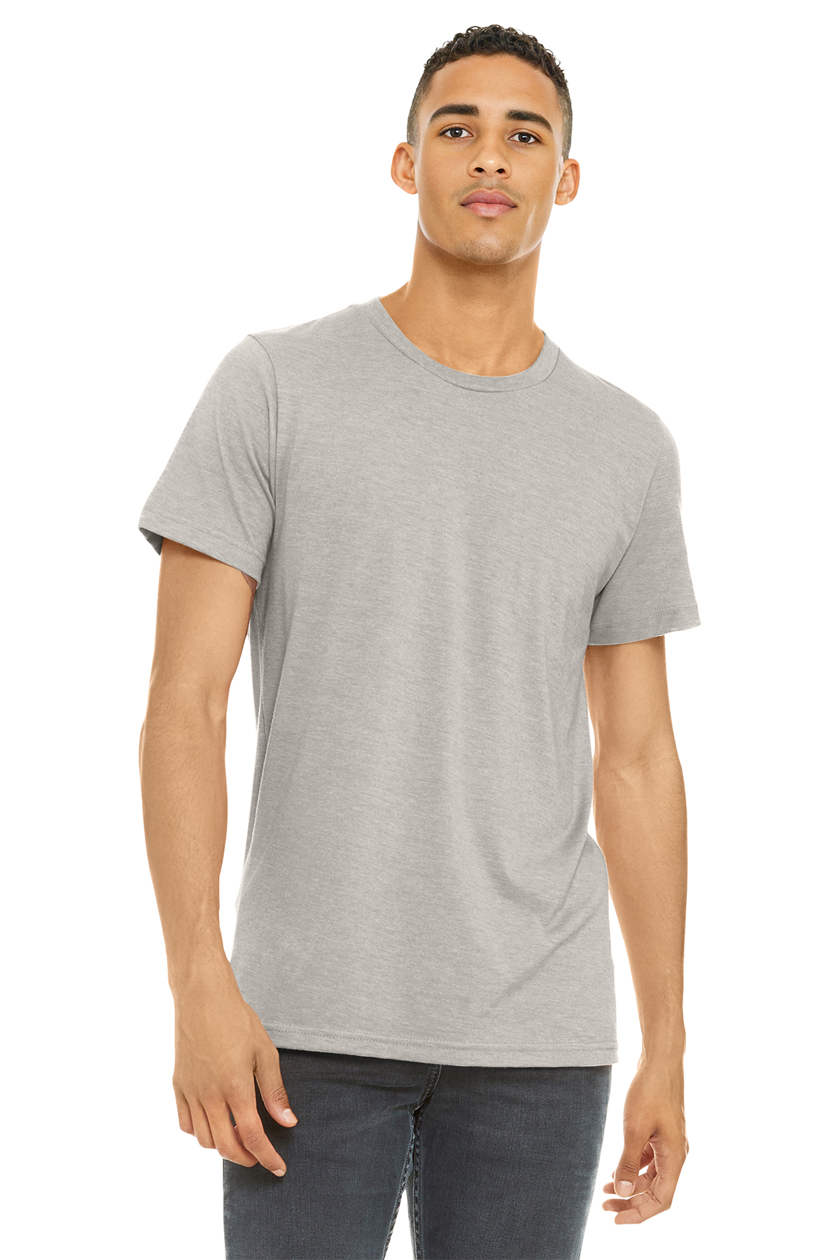 BELLA+CANVAS Unisex Heather CVC Short Sleeve Tee | Product | SanMar