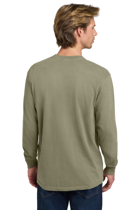 Round Hem Long Sleeve Tee 2点セット Hanes 5596 Long Sleeve T-Shirt with a Pocket