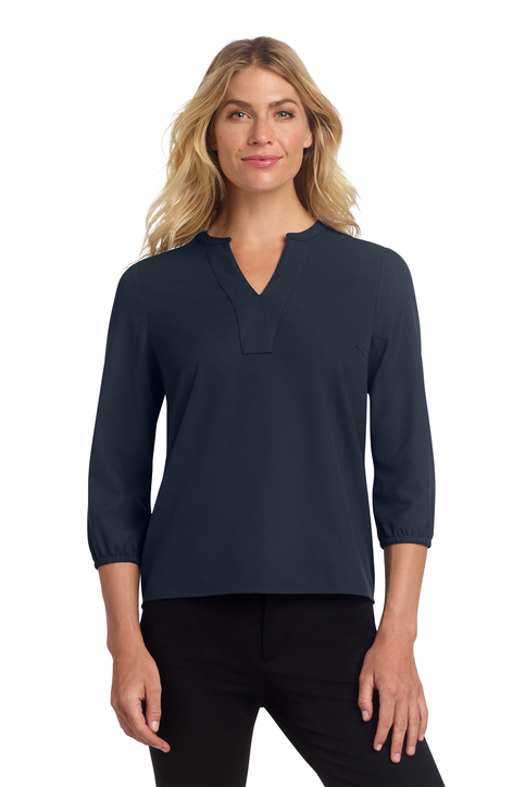 新品　MEER. Prince Sleeve Blouse BLK 624Wx724H-22295-NightNavy-0-