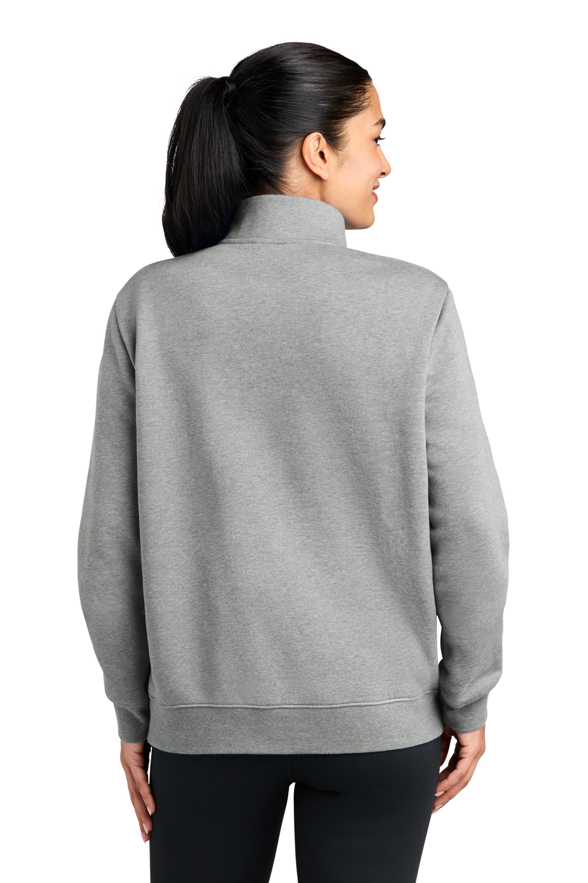 Nike Women's Club Fleece Sleeve Swoosh 1/2-Zip | Product | SanMar