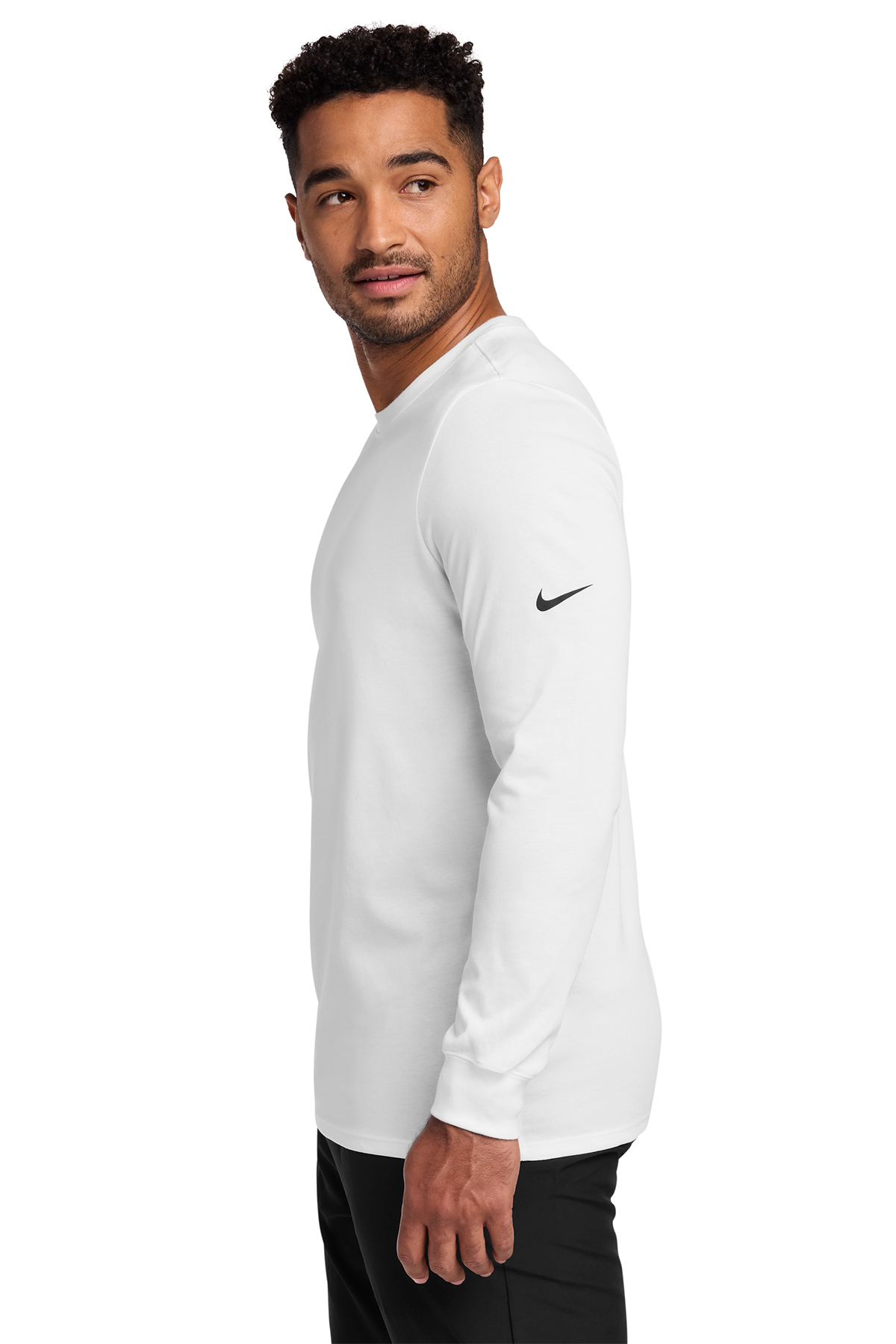 Nike Dri-FIT Cotton/Poly Long Sleeve Tee | Product | SanMar